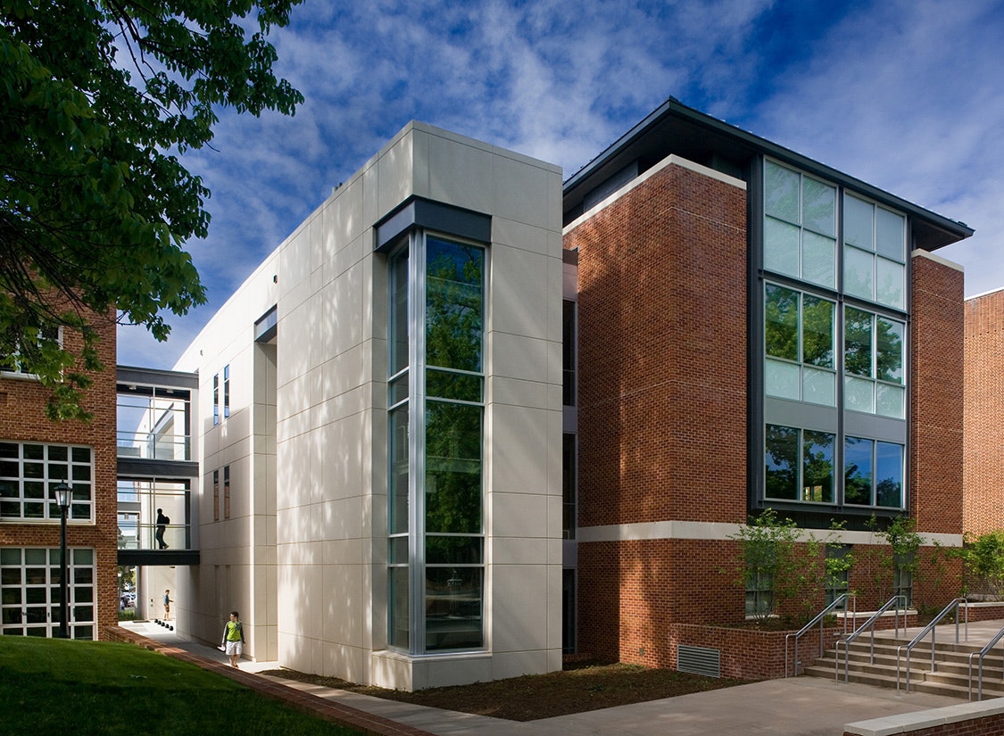 The building combines efforts of Materials Science, Chemical, Electrical and Computer Engineering and additional departments within the School of Engineering.